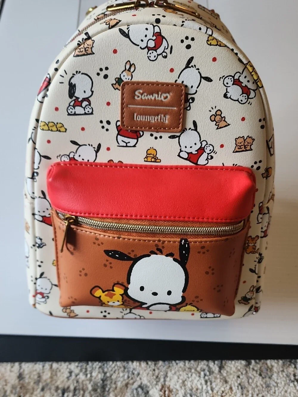 Loungefly Sanrio Pochacco Mini Backpack. NWT